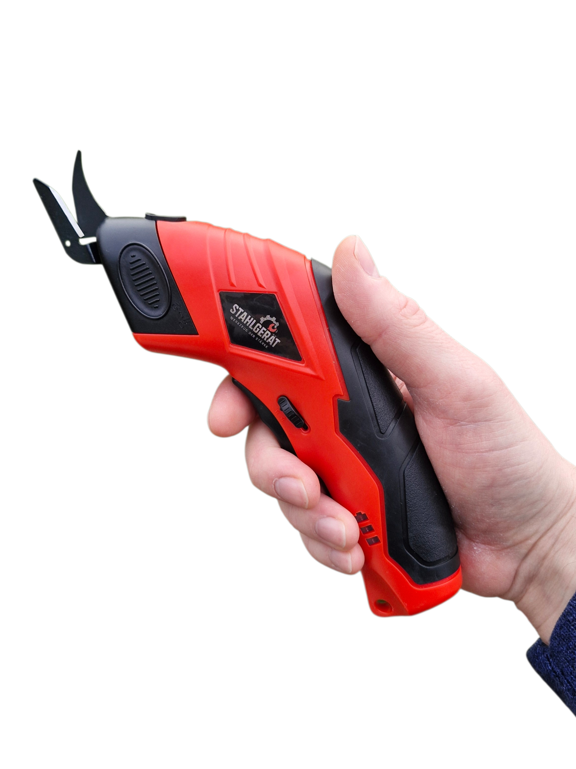 Elektrische schaar met snijbladen - 4.0V Oplaadbaar - Rood